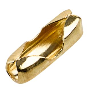 Ball chain connectors 2.4 mm | gold 