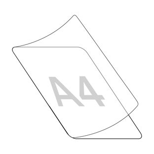 Self laminating cards 225 x 312 mm, for A4 A4