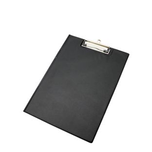 Clipboard with plastic cover A5  | black 