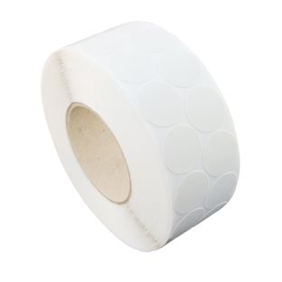 Textilní lepicí body, bílé 