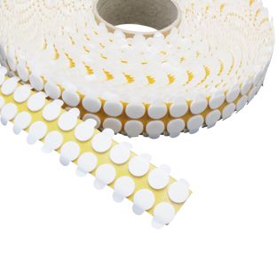 Double-sided adhesive discs, PE foam, 2 mm thick, permanent/permanent 