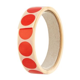 Coloured adhesive discs, orange  | 20 mm