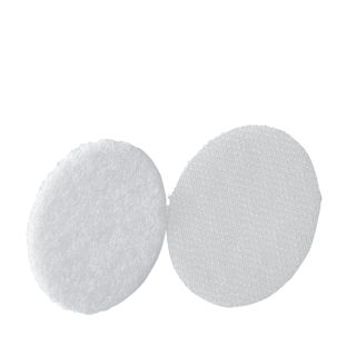 Hook and loop dots set on sheets 45 mm | white  | Set - hook and loop  | 96 pair