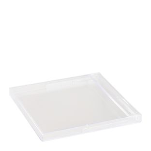 Calendar boxes, disc-format, 96 x 98 x 8 mm, transparent 