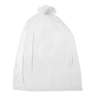 Organza bags with satin ribbon-drawstring white  | 300 x 400 mm 