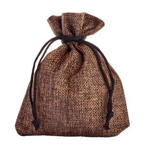 Jute bags 120 x 150 mm  | dark brown 