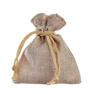 Jute bags 80 x 100 mm  | nature light 
