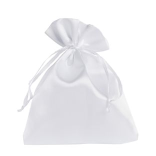 Satin bags 100 x 130 mm  | white 