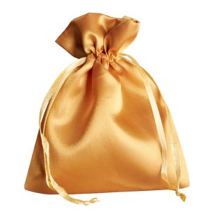 Satin bags 100 x 130 mm  | gold 