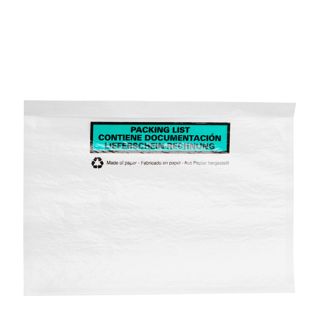 Packing list envelopes, paper, white A5