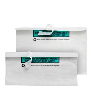 Packing list envelopes, paper, white 