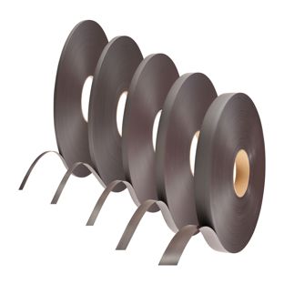 Magnetic tape without adhesive 