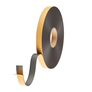 Magnetic tape with counterpart, self-adhesive 25,4 mm | B - Standard adhesive