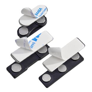 Magnet for name badges, self-adhesive 