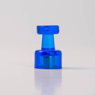 Magnetické špendlíky na nástěnku, ø = 10 mm, sada 10 kusů modrá 
