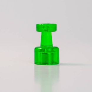 Magnetické špendlíky na nástěnku, ø = 10 mm, sada 10 kusů zelená 