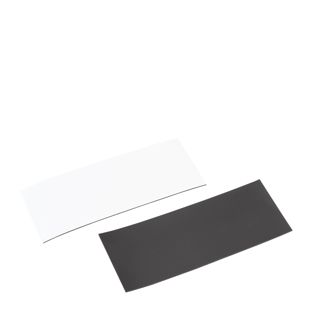 Magnetic dry erase labels, magnetic strips 40 x 100 mm 