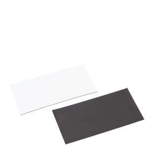 Magnetic dry erase labels, magnetic strips 50 x 100 mm 