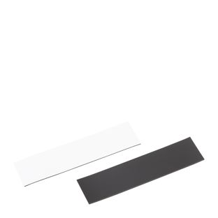 Magnetic dry erase labels, magnetic strips 20 x 80 mm 