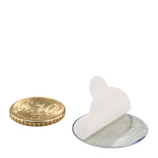 Metal discs, self-adhesive 26 mm
