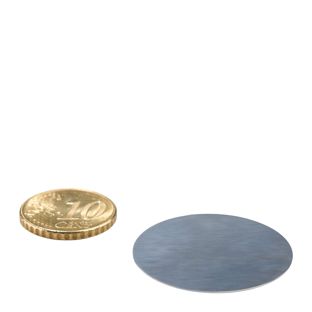 Kovové kruhové výstřižky 31 mm
