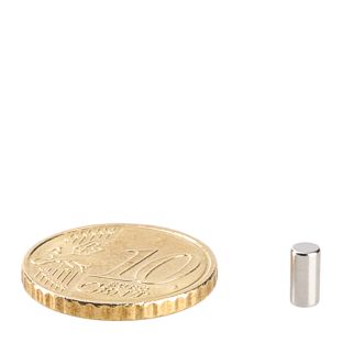 Stick magnets neodymium, nickel-plated 3 mm | 6 mm