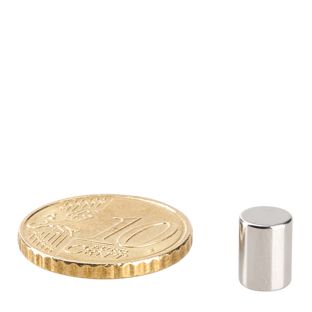 Stick magnets neodymium, nickel-plated 6 mm | 8 mm