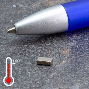 Block magnets neodymium, nickel-plated 5 x 2,5 mm | 1,5 mm