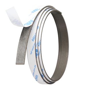 Neodymium magnetic tape, self-adhesive, extra strong 10 mm | 1.5 mm | 480 g/cm² | 1 m