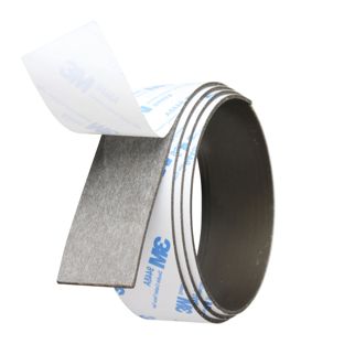 Neodymová magnetická páska, samolepicí, extra silná přilnavost 20 mm | 1.5 mm | 480 g/cm² | 1 m