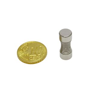 Skittle magnet dumbbell shape, neodymium with metal case, pack of 5 pieces 