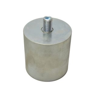 AlNiCo deep pot magnets with thread 63 mm