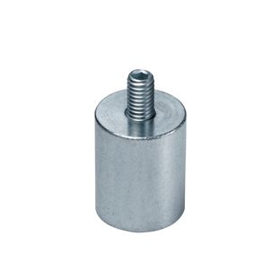 Neodymium deep pot magnets with thread 