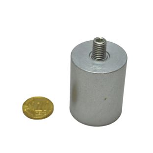 AlNiCo deep pot magnets with thread 32 mm