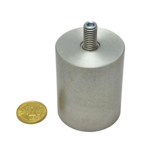 Neodymium deep pot magnets with thread 40 mm