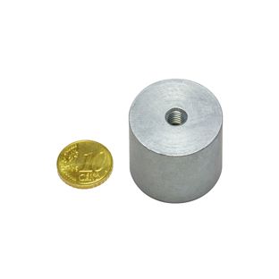 AlNiCo deep pot magnets with internal thread 27 mm | null