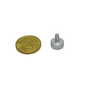 Neodymium pot magnets with thread 10 mm | M3x7 mm 
