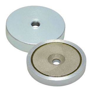 Hrncové magnety SmCo s otvorem a zapuštěním 