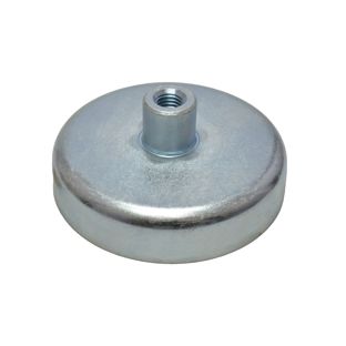 Ferrite pot magnets with socket screw 
