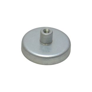 Ferrite pot magnets with socket screw 40 mm | 18 mm | ferrite|steel 