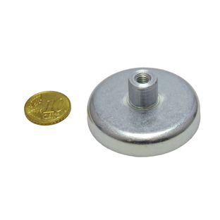 Ferrite pot magnets with socket screw 47 mm | 20,5 mm | null