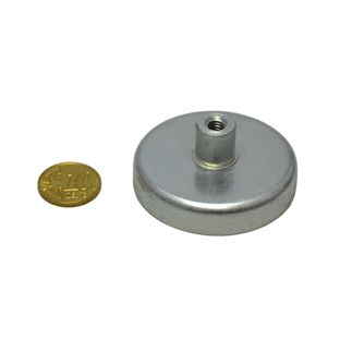 Ferrite pot magnets with socket screw 50 mm | 22 mm | null