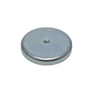 Ferrite pot magnets with internal thread 80 mm | M8  | 10 mm