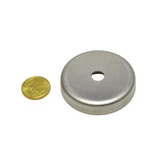 Ferrite pot magnets with cylinder bore 50 mm | null