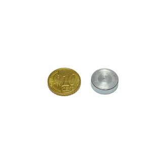 SmCo pot magnets to stick in 16 mm