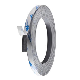 Self-adhesive magnetic tape, strong 10 mm | 1.5 mm | 5 m