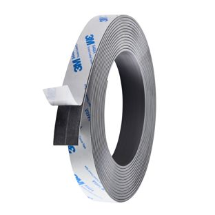 Self-adhesive magnetic tape, strong 20 mm | 2 mm | 5 m