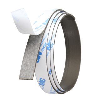 Neodymium magnetic tape, self-adhesive, extra strong 15 mm | 1.5 mm | 480 g/cm² | 1 m