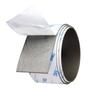 Neodymium magnetic tape, self-adhesive, extra strong 50 mm | 1.5 mm | 480 g/cm² | 1 m