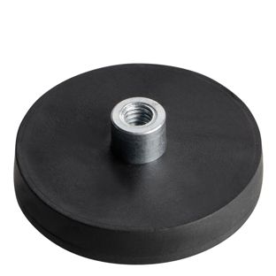 Rubber-coated magnets with socket screw 31 mm | null | M4
